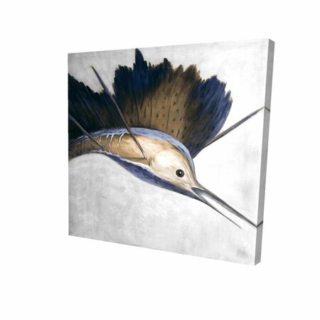 FONDO 16 x 16 in. Abstract Swordfish-Print on Canvas FO2792680